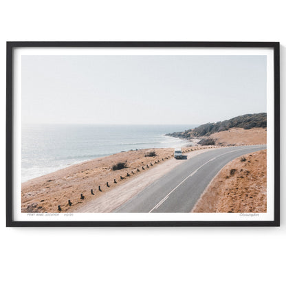 Van with a View – Aerial Print of Racecourse, Crescent Head, NSW