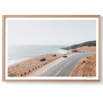 Van with a View – Aerial Print of Racecourse, Crescent Head, NSW