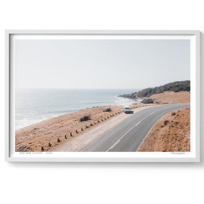 Van with a View – Aerial Print of Racecourse, Crescent Head, NSW