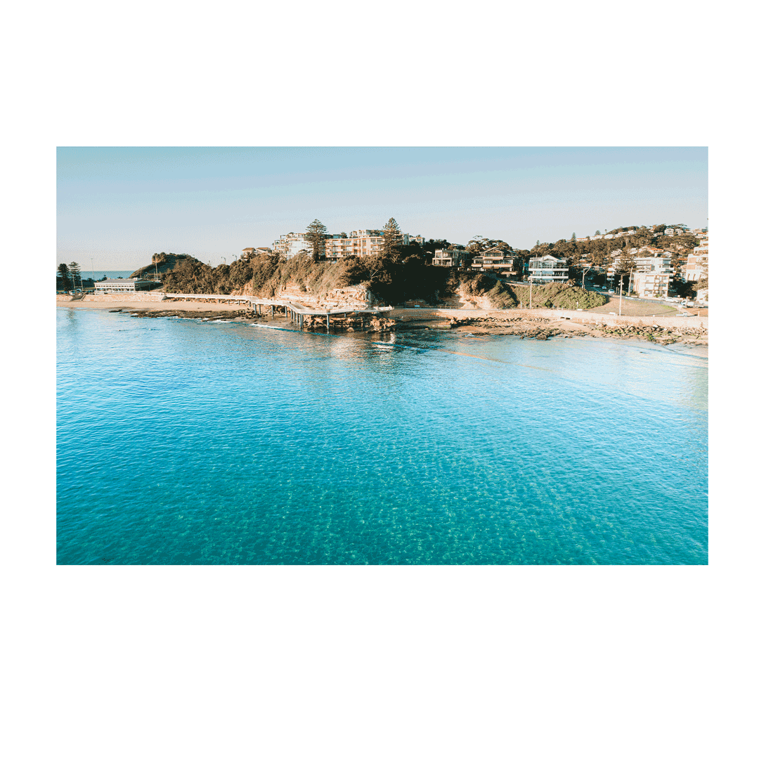 Crisp | Terrigal Landscape Coastal Art Print Print - From Above Images