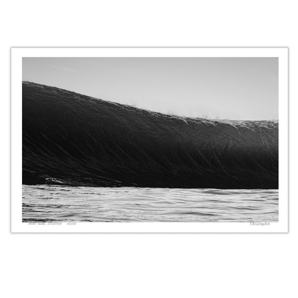 Edge to Edge – Surf Print of Bateau Bay, NSW Print - From Above Images