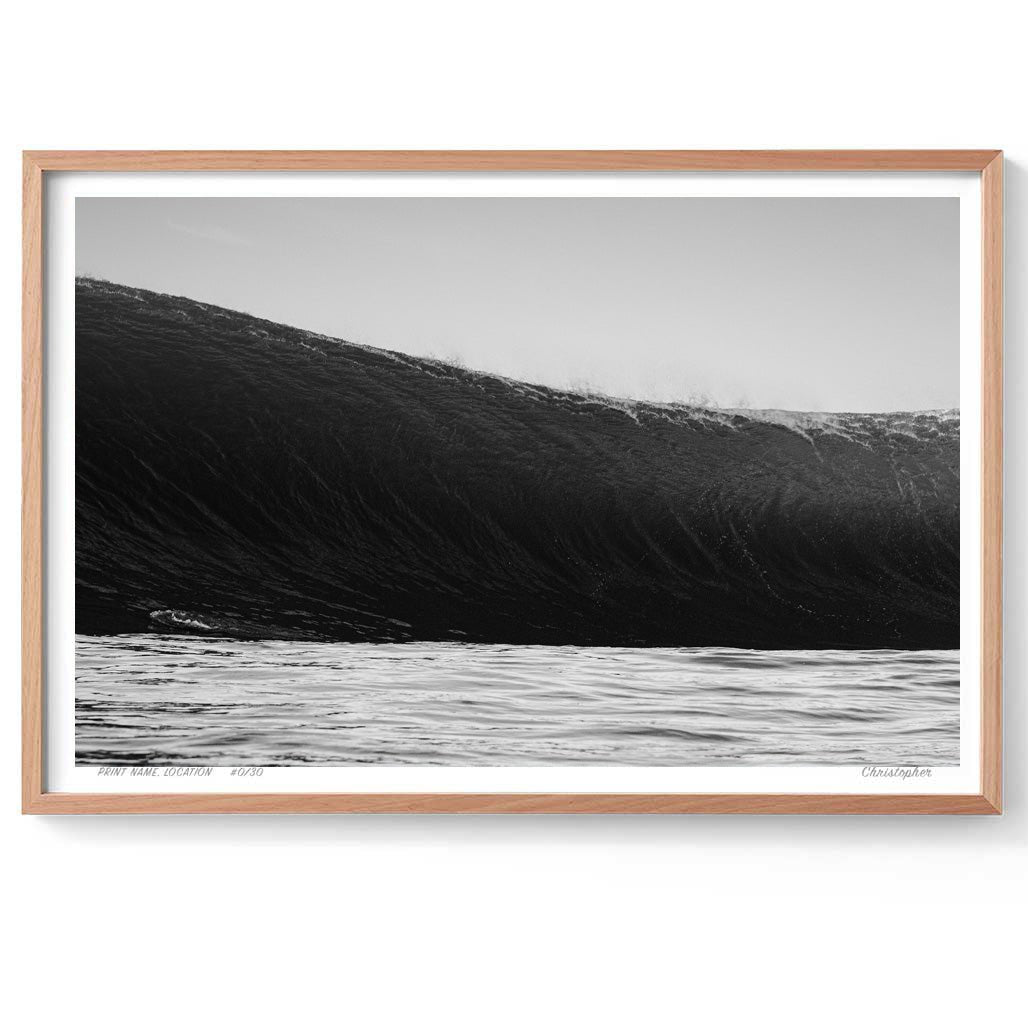Edge to Edge – Surf Print of Bateau Bay, NSW Print - From Above Images
