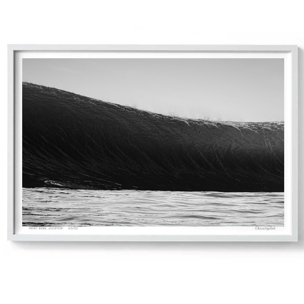 Edge to Edge – Surf Print of Bateau Bay, NSW Print - From Above Images