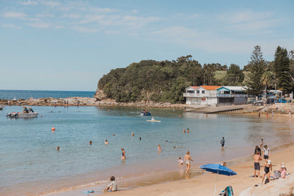 Family Life  – Aerial Coastal Print of Terrigal Beach, NSW