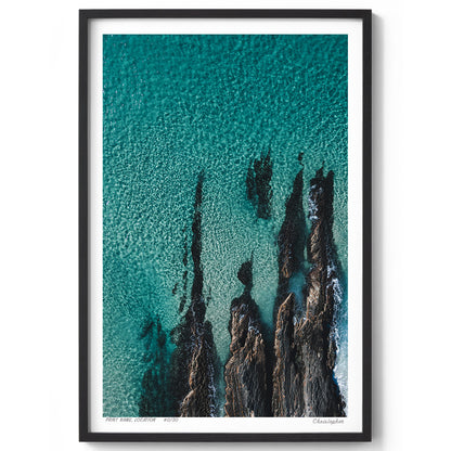Sand Fingers - Aerial Coastal Print of Forster, NSW