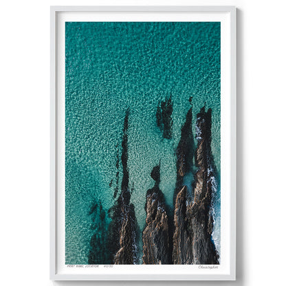 Sand Fingers - Aerial Coastal Print of Forster, NSW