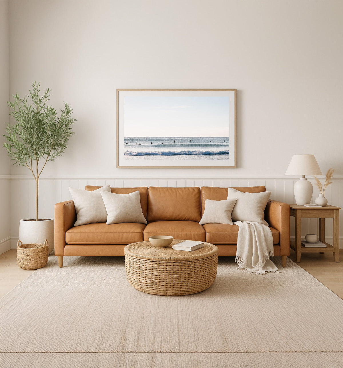 From Time to Time - Coastal Print of Avoca Beach, NSW Print - From Above Images