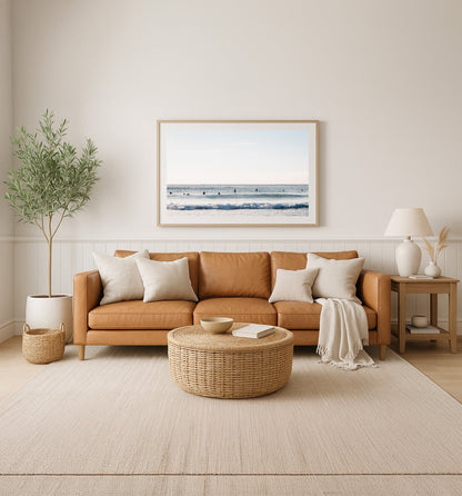 From Time to Time - Coastal Print of Avoca Beach, NSW Print - From Above Images