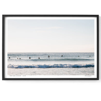 From Time to Time - Coastal Print of Avoca Beach, NSW Print - From Above Images