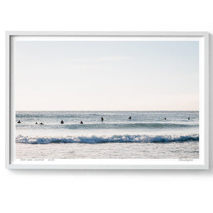 From Time to Time - Coastal Print of Avoca Beach, NSW Print - From Above Images