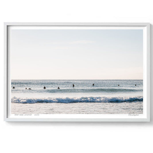 From Time to Time - Coastal Print of Avoca Beach, NSW Print - From Above Images