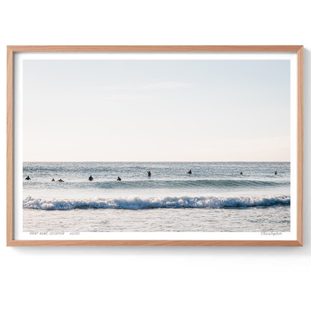 From Time to Time - Coastal Print of Avoca Beach, NSW Print - From Above Images