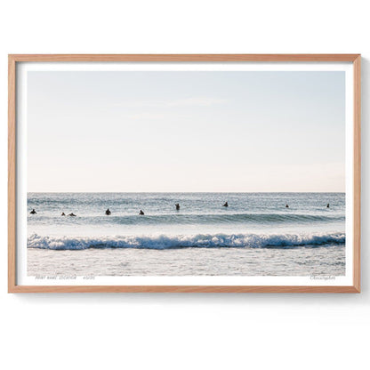 From Time to Time - Coastal Print of Avoca Beach, NSW Print - From Above Images
