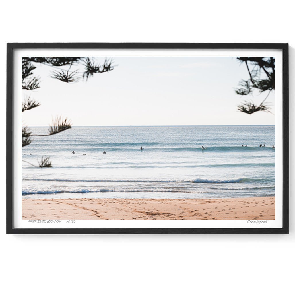 In the Pines - Coastal Print of Avoca Beach, NSW Print - From Above Images