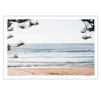 In the Pines - Coastal Print of Avoca Beach, NSW Print - From Above Images