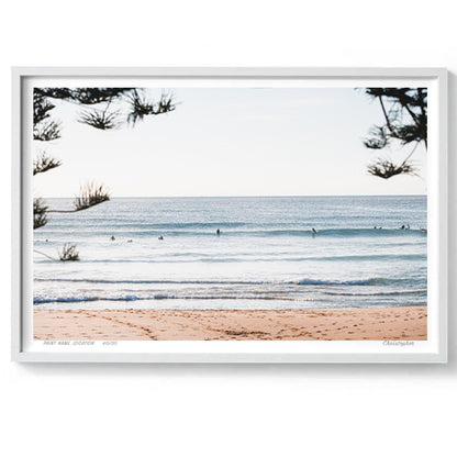 In the Pines - Coastal Print of Avoca Beach, NSW Print - From Above Images