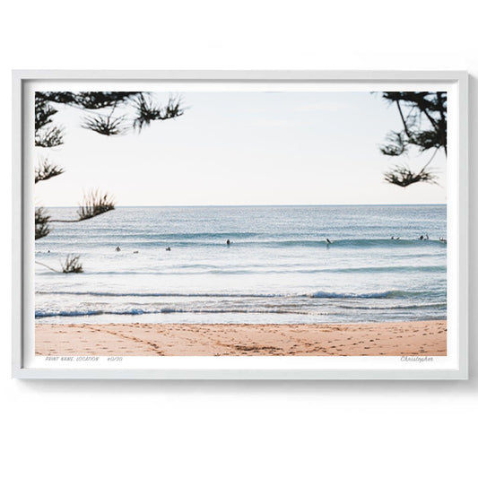In the Pines - Coastal Print of Avoca Beach, NSW Print - From Above Images