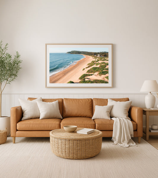 Shelly Beach – Aerial Coastal Print of Shelly Beach, NSW