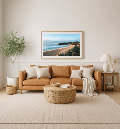 Tower Lines – Aerial Coastal Print of Avoca, NSW