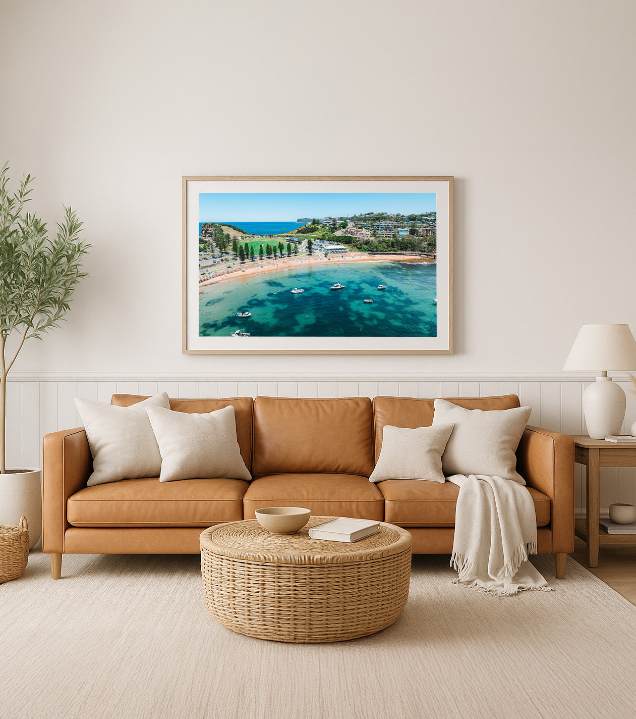 More  – Aerial Coastal Print of Terrigal Beach, NSW