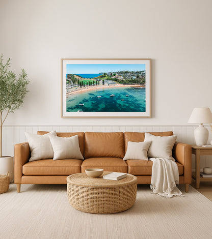 More  – Aerial Coastal Print of Terrigal Beach, NSW