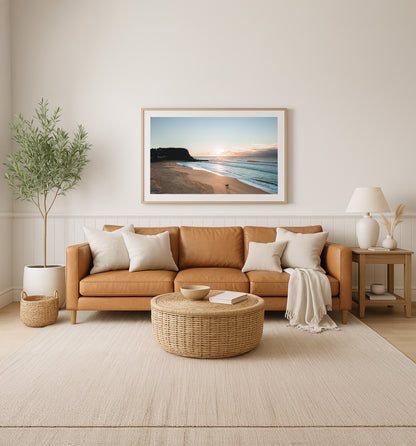 Stroll – Aerial Coastal Print of North Avoca, NSW