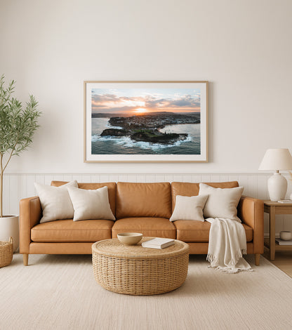 Skililon – Aerial Coastal Print of Terrigal Beach, NSW
