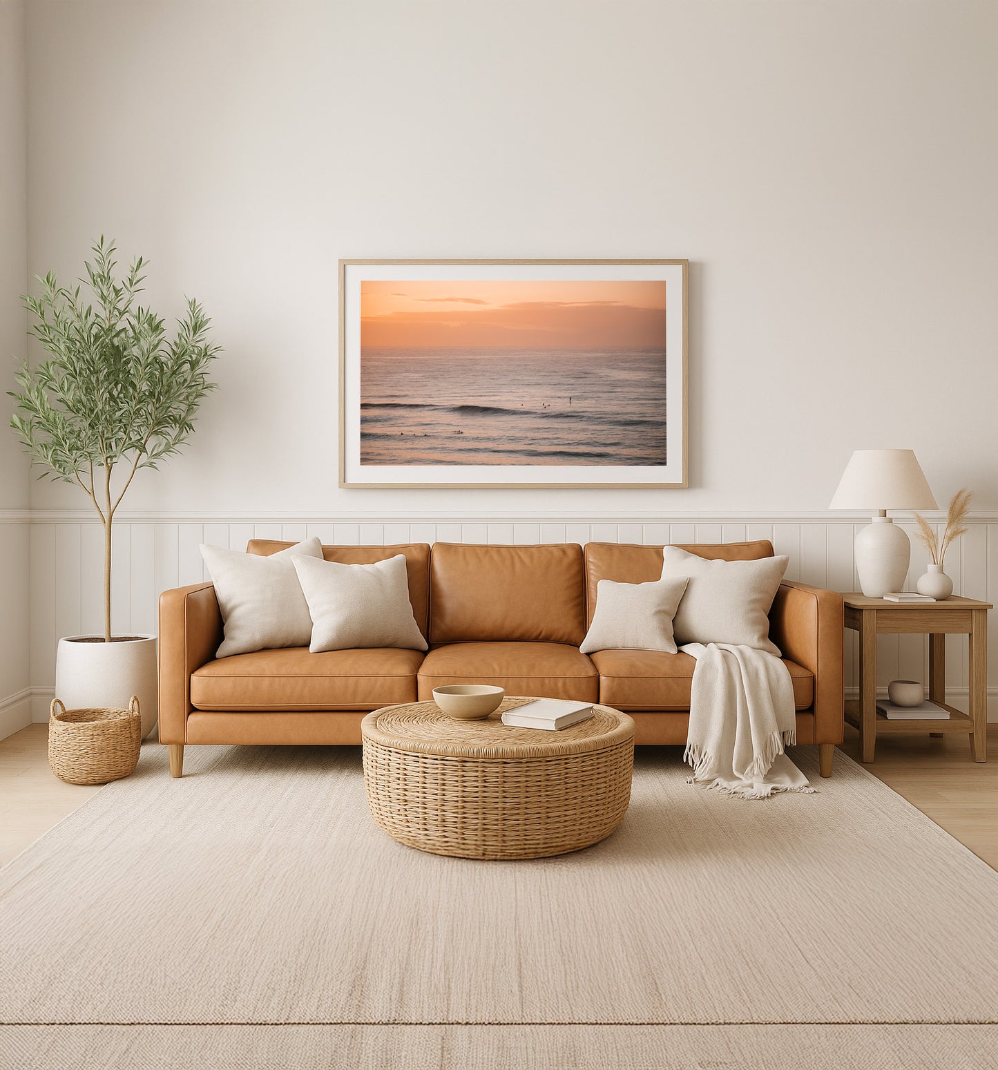 The day before – Aerial Coastal Print of Shelly Beach, NSW