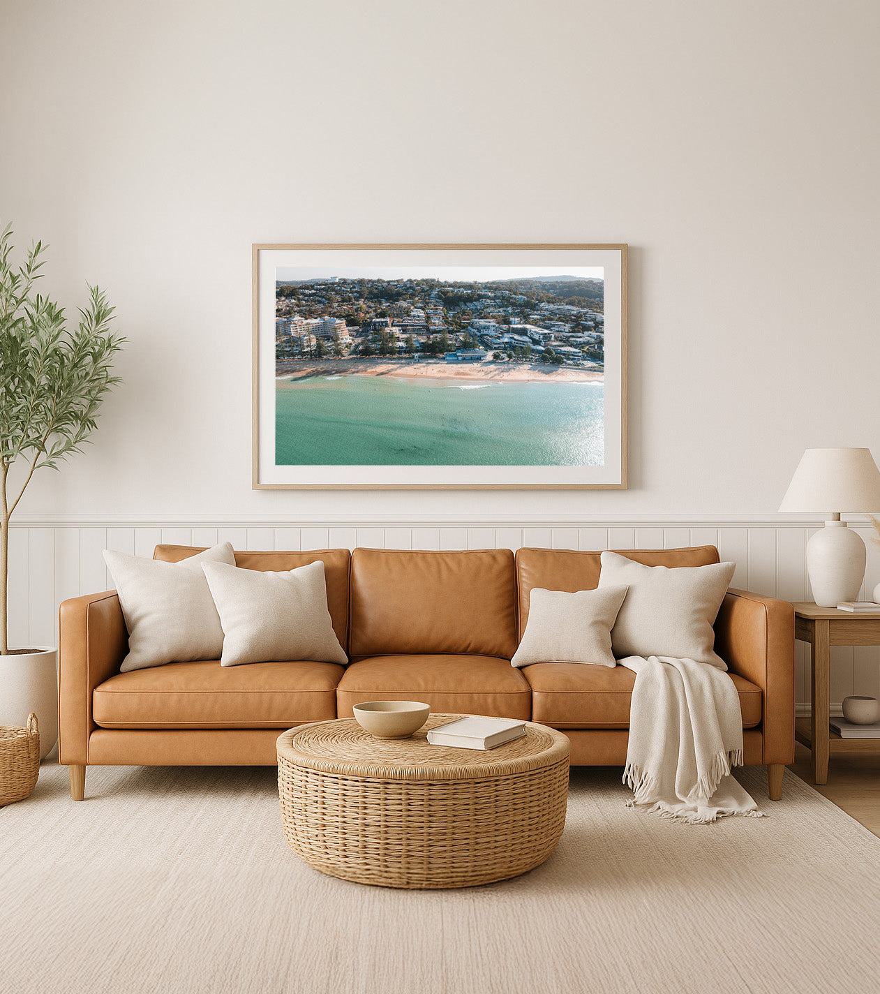 Esplanade – Aerial Coastal Print of Terrigal Beach, NSW