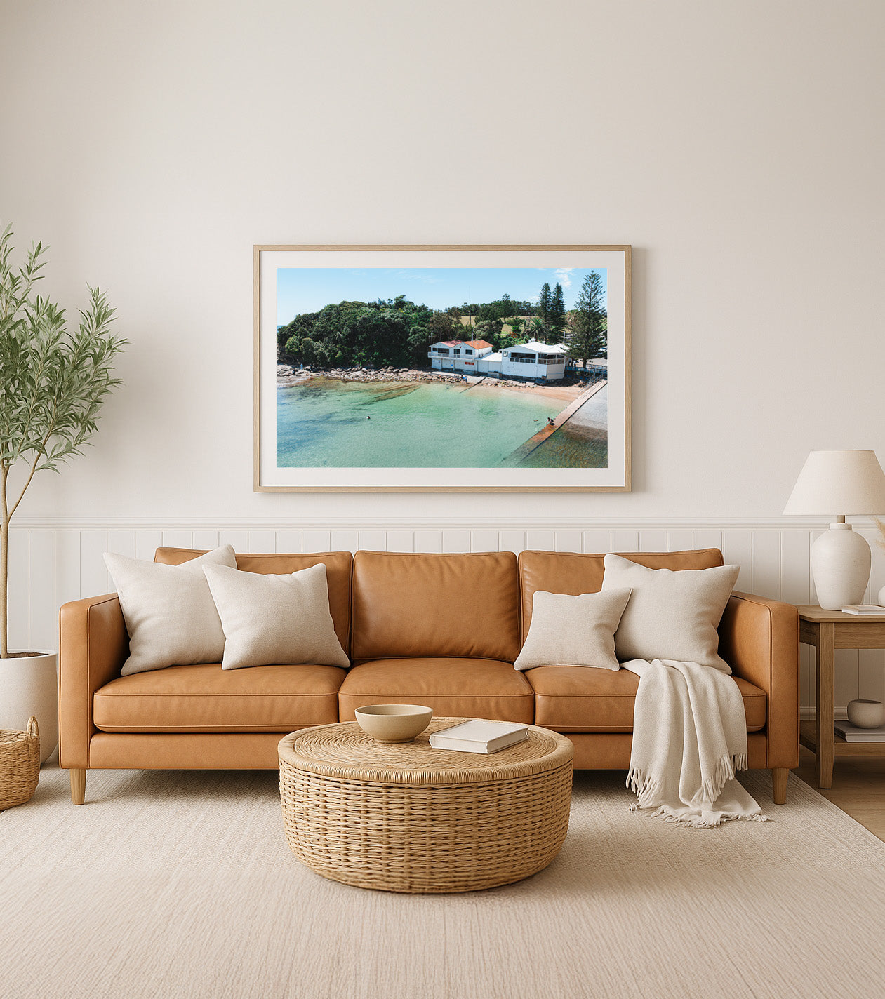 Rescue – Aerial Coastal Print of Terrigal Beach, NSW
