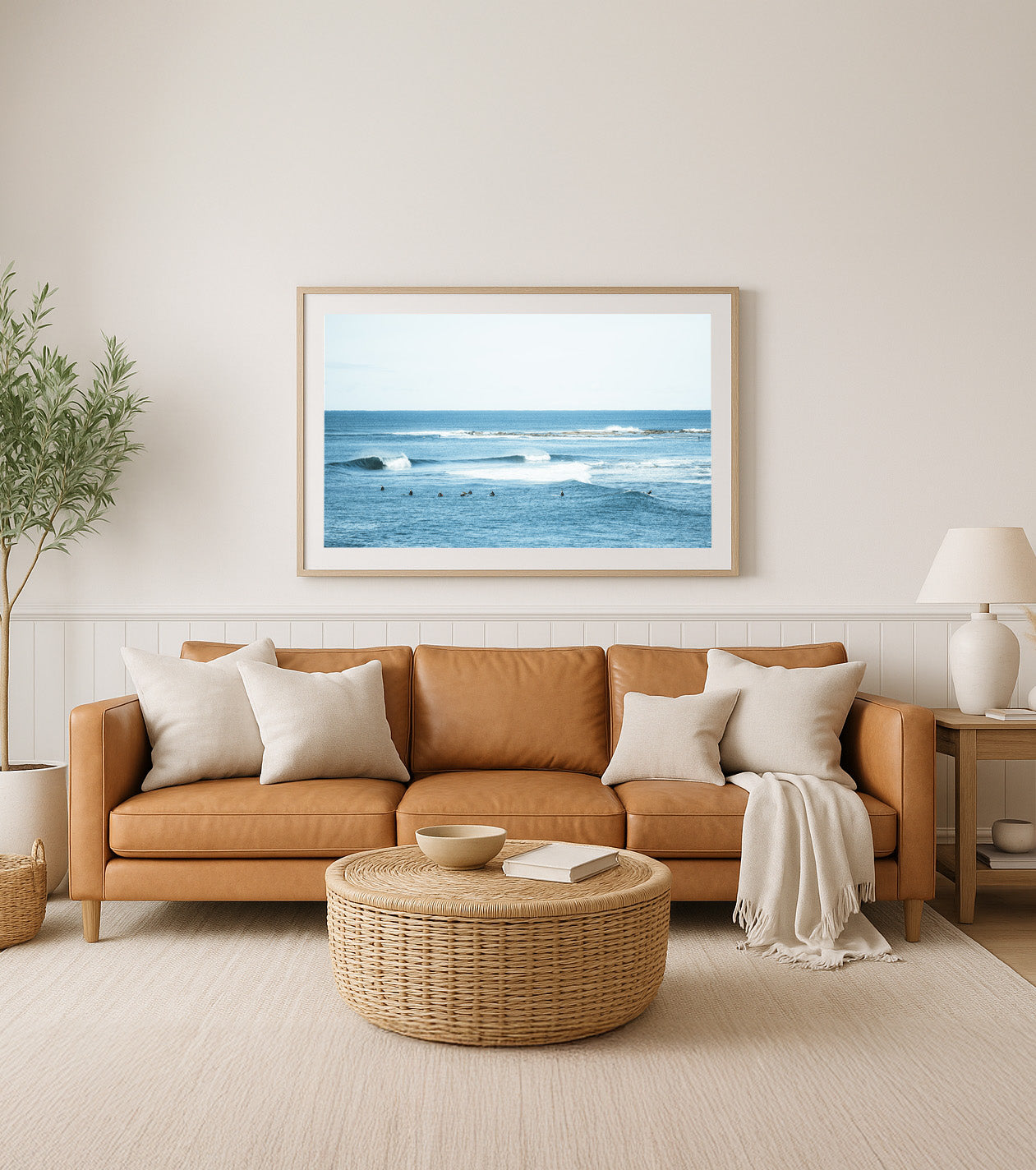 Blue Bliss – Coastal Print of Blue Bay, NSW
