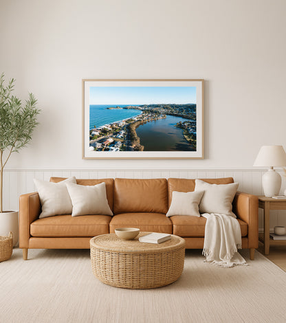 Burbs – Aerial Coastal Print of Terrigal Beach, NSW