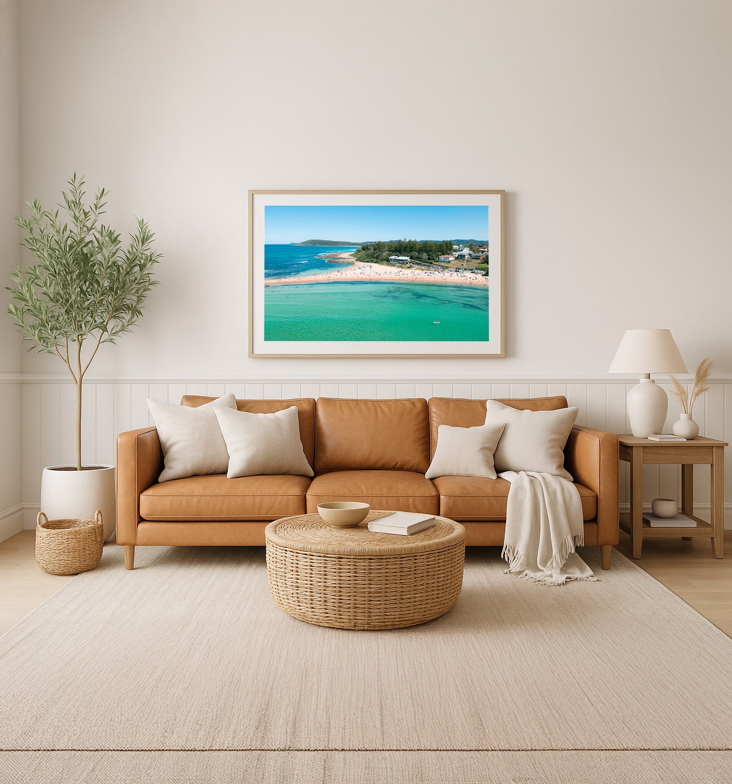How We Like it – Aerial Coastal Print of Toowoon Bay Beach, NSW