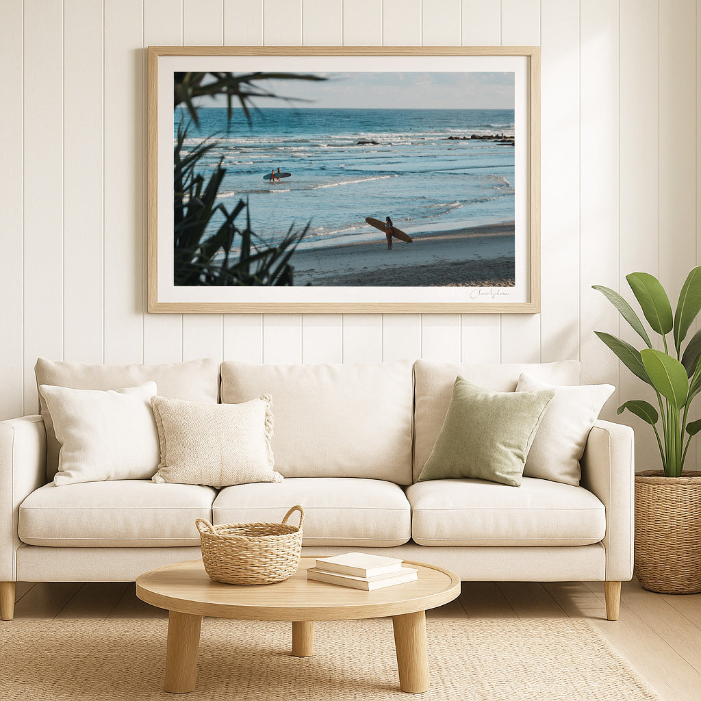 Your Space - Coastal Print of Snapper Rocks, Coolangatta, QLD