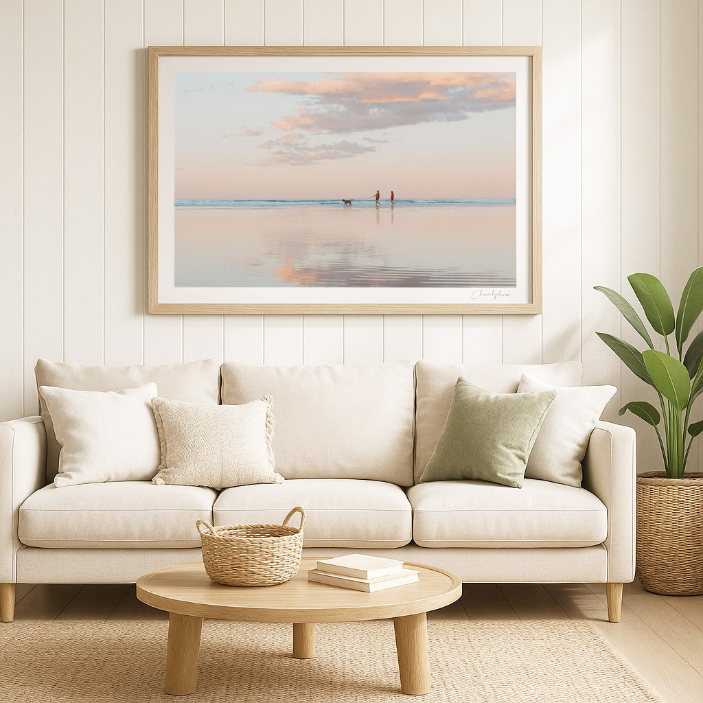 Walking Who - Coastal Print of Coolum, Sunshine Coast QLD