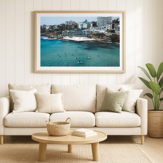 The Classic – Aerial Coastal Print of Bondi, Sydney