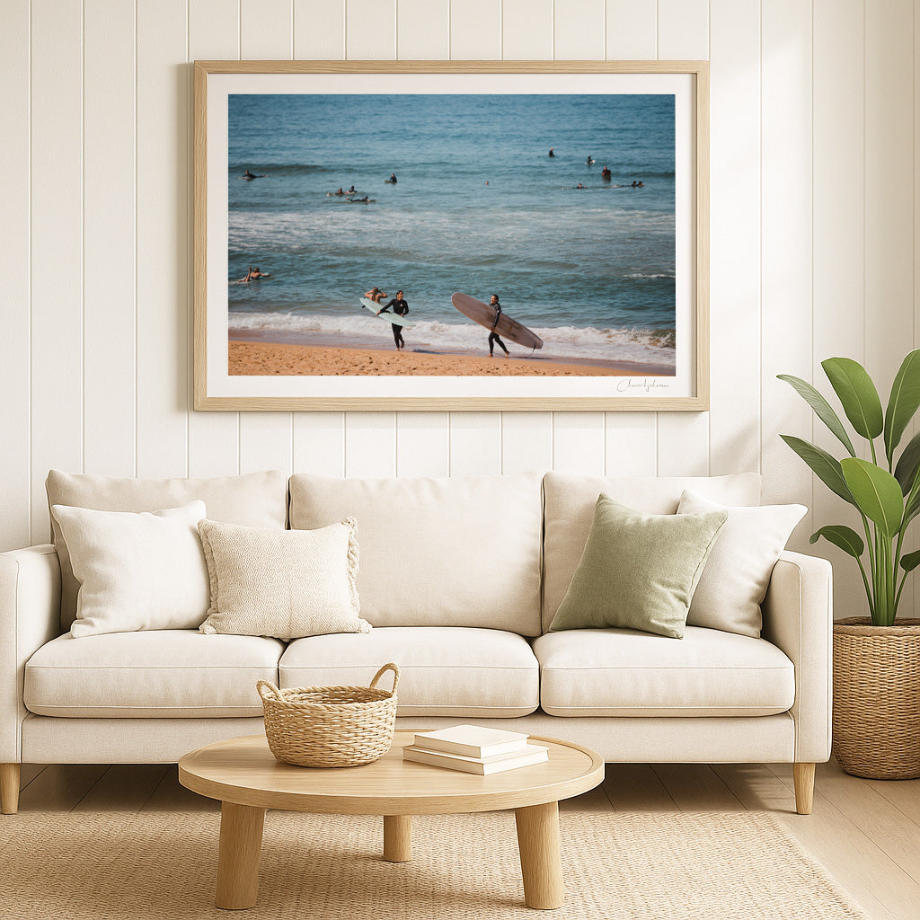 Summer Logs - Coastal Print of Macmasters Beach, NSW