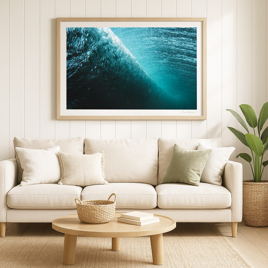 Vacuum – Underwater Wave Photographic Print