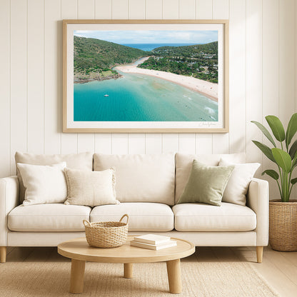 Hat Head - Aerial Coastal Print of Hat Head, NSW