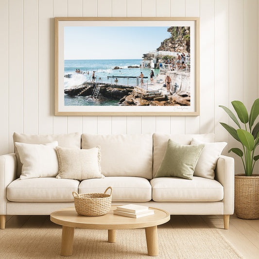 Bronte Pool – Coastal Print of Bronte Beach, Sydney