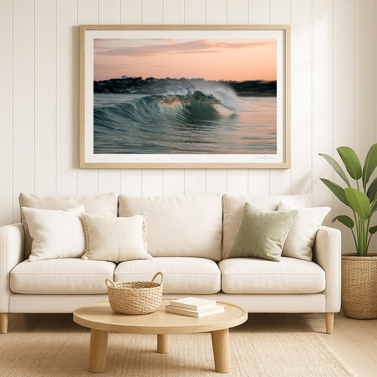 Blurred Peaks  – Coastal Print of Wamberal Beach, NSW