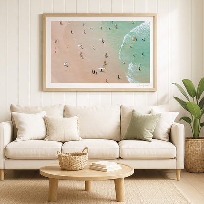 Open Season – Aerial Print of Byron Bay Beach, NSW