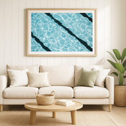 Flow Lines – Coastal Print of Bondi, Sydney