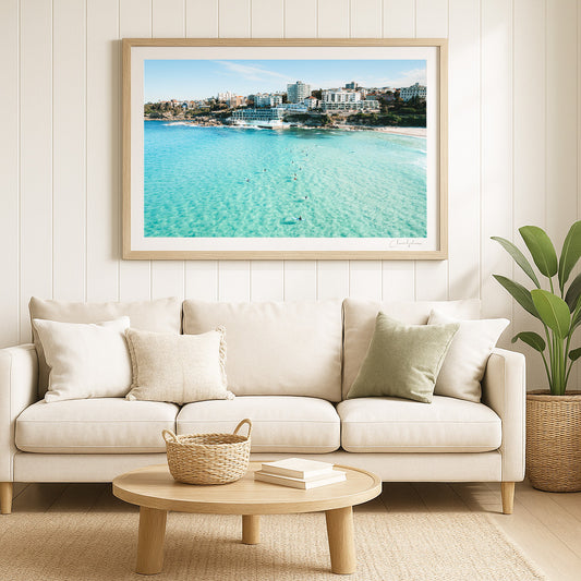 Side by Side – Coastal Print of Bondi Beach, Sydney