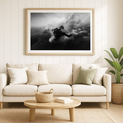 Chaos  - Surf Print of Forresters Beach, NSW