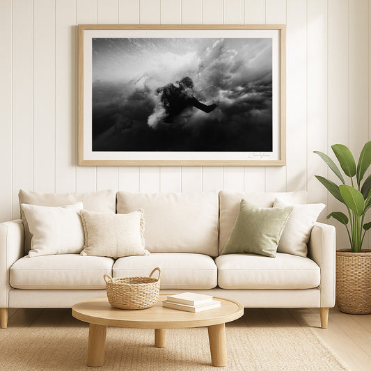 Chaos  - Surf Print of Forresters Beach, NSW