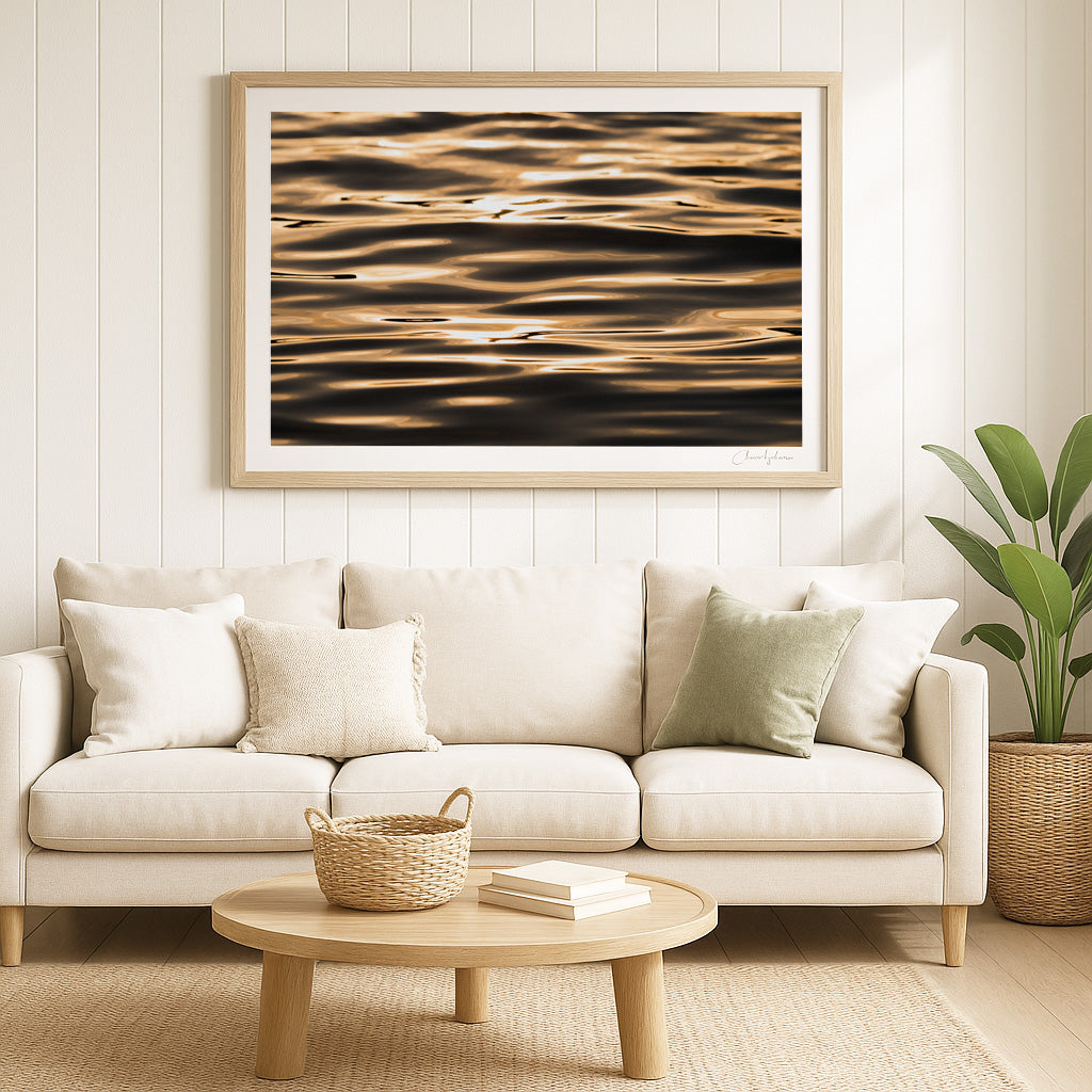 Old Gold - Coastal print, Scotts Head