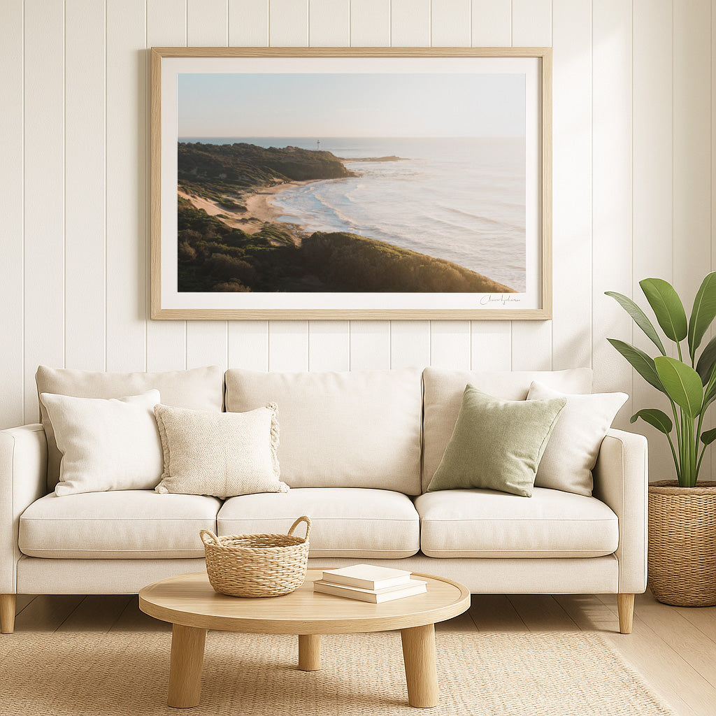 Lighthouse – Lighthouse & Waves Print of Norah Head, NSW