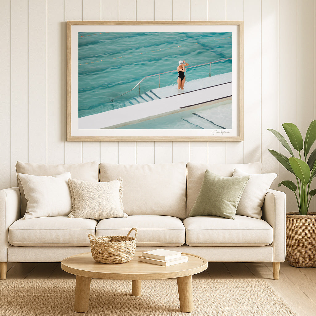 First Lines – Coastal Print of Bondi, Sydney