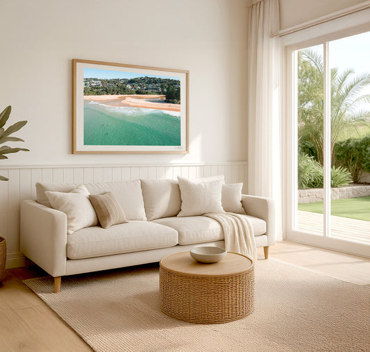 Three Pines – Aerial Coastal Print of Terrigal Beach, NSW